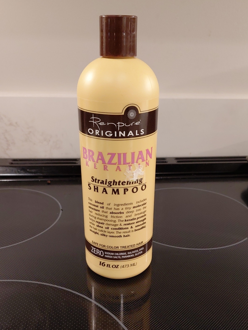 Brazilian Keratin Straightening Shampoo - Yellow